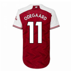 2020-2021 Arsenal Adidas Womens Home Shirt (ODEGAARD 11)