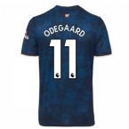2020-2021 Arsenal Adidas Third Football Shirt (ODEGAARD 11)