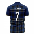 Scotland 2023-2024 Home Concept Football Kit (Libero) (Fletcher 7)