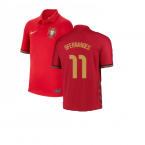2020-2021 Portugal Home Nike Shirt (Kids) (B Fernandes 11)