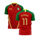 Portugal 2025-2026 Home Concept Football Kit (Airo) (B Fernandes 11)