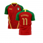 Portugal 2023-2024 Home Concept Football Kit (Airo) (B Fernandes 11)