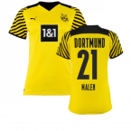 2021-2022 Borussia Dortmund Home Shirt (Ladies) (MALEN 21)