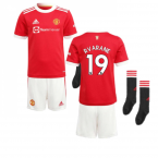 Man Utd 2021-2022 Home Mini Kit (R VARANE 19)