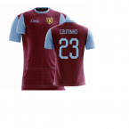 2023-2024 Villa Home Concept Football Shirt (Coutinho 23)