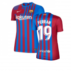2021-2022 Barcelona Womens Home Shirt (FERRAN 19)