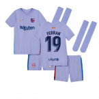 2021-2022 Barcelona Infants Away Kit (FERRAN 19)