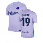 2021-2022 Barcelona Away Shirt (Kids) (FERRAN 19)