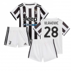 2021-2022 Juventus Home Baby Kit (VLAHOVIC 7)