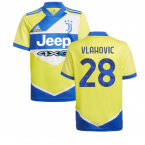 2021-2022 Juventus Third Shirt (Kids) (VLAHOVIC 7)