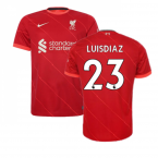 Liverpool 2021-2022 Home Shirt (LUIS DIAZ 23)