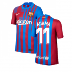 2021-2022 Barcelona Home Shirt (Kids) (ADAMA 11)