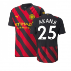 2022-2023 Man City Authentic Away Shirt (BERNARDO 20)