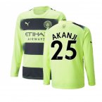 2022-2023 Man City Long Sleeve Third Shirt (BERNARDO 20)