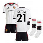 2022-2023 Man Utd Away Mini Kit (ALEX TELLES 27)