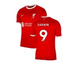 2023-2024 Liverpool Home Shirt (Darwin 27)