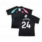 2023-2024 Man City Pre-Match Jersey (Dark Navy) (AKANJI 25)