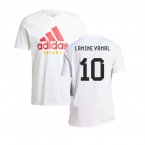 2024-2025 Spain DNA Graphic Tee (White) (Lamine Yamal 17)