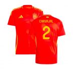 2024-2025 Spain Home Shirt (Carvajal 20)