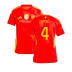 2024-2025 Spain Home Shirt (Ladies) (A.Iniesta 6)