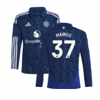 2024-2025 Man Utd Long Sleeve Away Shirt (Kids) (Antony 21)