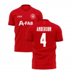 Aberdeen 2025-2026 Home Concept Football Kit (Airo) (ANDERSON 4)
