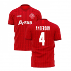 Aberdeen 2023-2024 Home Concept Football Kit (Airo) (ANDERSON 4)