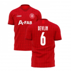 Aberdeen 2025-2026 Home Concept Football Kit (Airo) (DEVLIN 6)