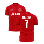 Aberdeen 2025-2026 Home Concept Football Kit (Airo) (STRACHAN 7)