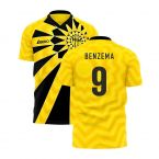 Al-Ittihad 2021-2022 Home Concept Football Kit (Libero) - Kids (Benzema 9)