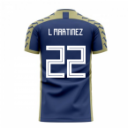 Argentina 2025-2026 Away Concept Football Kit (Viper) (L MARTINEZ 22)