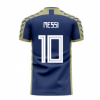 Argentina 2022-2023 Away Concept Football Kit (Viper) (MESSI 10)