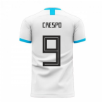 Argentina 2023-2024 Home Concept Football Kit (Libero) (CRESPO 9)