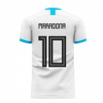 Argentina 2023-2024 Home Concept Football Kit (Libero) (MARADONA 10)