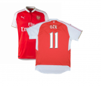 Arsenal 2015-16 Home Shirt ((Very Good) M) (Ozil 11)