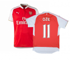 Arsenal 2015-16 Home Shirt ((Very Good) S) (Ozil 11)