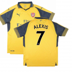 Arsenal 2016-17 Away Shirt ((Excellent) S) (Alexis 7)