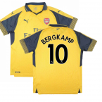 Arsenal 2016-17 Away Shirt ((Excellent) S) (BERGKAMP 10)