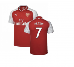 Arsenal 2017-18 Home Shirt ((Excellent) M) (Alexis 7)