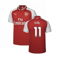 Arsenal 2017-18 Home Shirt ((Excellent) M) (Ozil 11)
