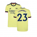 Arsenal 2021-2022 Away Shirt (CAMPBELL 23)