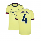 Arsenal 2021-2022 Away Shirt (FABREGAS 4)