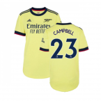 Arsenal 2021-2022 Away Shirt (Ladies) (CAMPBELL 23)