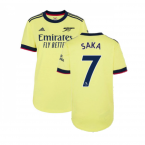 Arsenal 2021-2022 Away Shirt (Ladies) (SAKA 7)