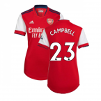 Arsenal 2021-2022 Home Shirt (Ladies) (CAMPBELL 23)