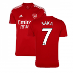 Arsenal 2021-2022 Training Shirt (Active Maroon) - Kids (SAKA 7)