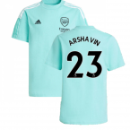 Arsenal 2021-2022 Training Tee (Acid Mint) (ARSHAVIN 23)