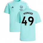Arsenal 2021-2022 Training Tee (Acid Mint) (WENGER 49)