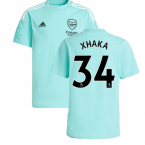 Arsenal 2021-2022 Training Tee (Acid Mint) (XHAKA 34)