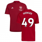 Arsenal 2021-2022 Training Tee (Active Maroon) (WENGER 49)